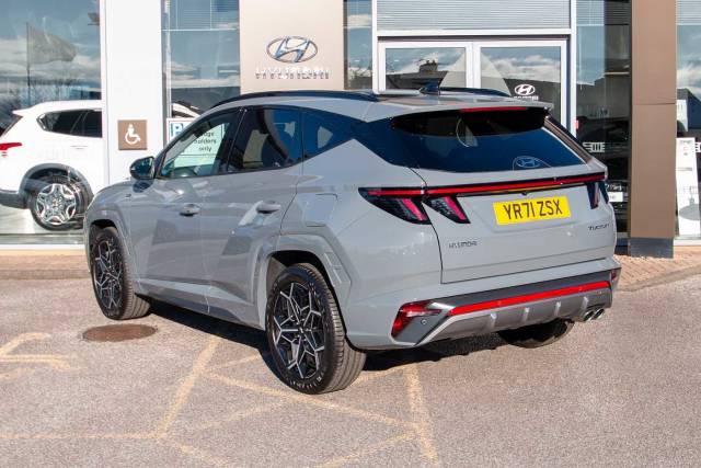 Hyundai Tucson 1.6 TGDi N Line S 5dr 2WD 4x4 vehicle Petrol Grey