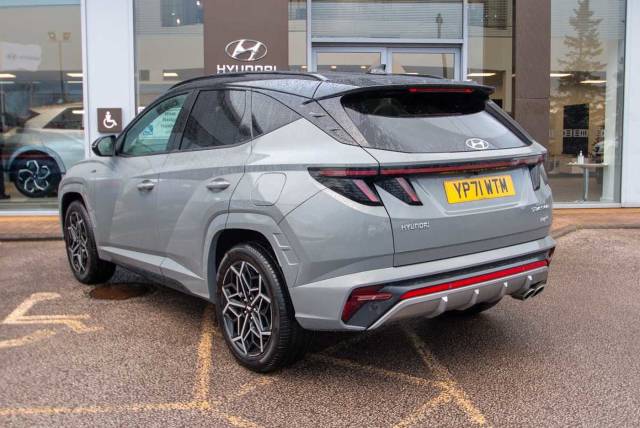 Hyundai Tucson 1.6 TGDi Plug-in Hybrid N Line 5dr 4WD Auto 4x4 vehicle Hybrid Shadow Gray