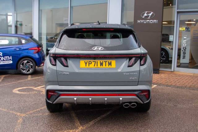 Hyundai Tucson 1.6 TGDi Plug-in Hybrid N Line 5dr 4WD Auto 4x4 vehicle Hybrid Shadow Gray