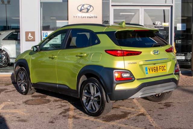 Hyundai Kona SUV 1.6 T-GDi (177ps) Premium GT 4WD Hatchback Petrol Acid Yellow