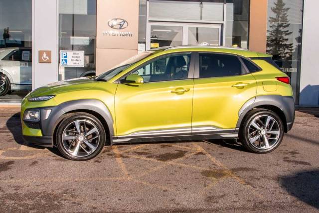 Hyundai Kona SUV 1.6 T-GDi (177ps) Premium GT 4WD Hatchback Petrol Acid Yellow