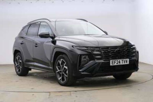 Hyundai Tucson 1.6T Hybrid N Line S 5dr Auto Estate Petrol/Electric Hybrid BLACK