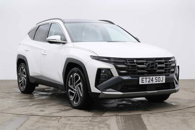 Hyundai Tucson 1.6T Hybrid Ultimate 5dr Auto Estate Petrol/Electric Hybrid WHITE