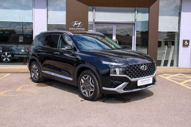 Hyundai Santa Fe 1.6 TGDi Hybrid Ultimate 5dr Auto Estate Petrol/Electric Hybrid BLACK