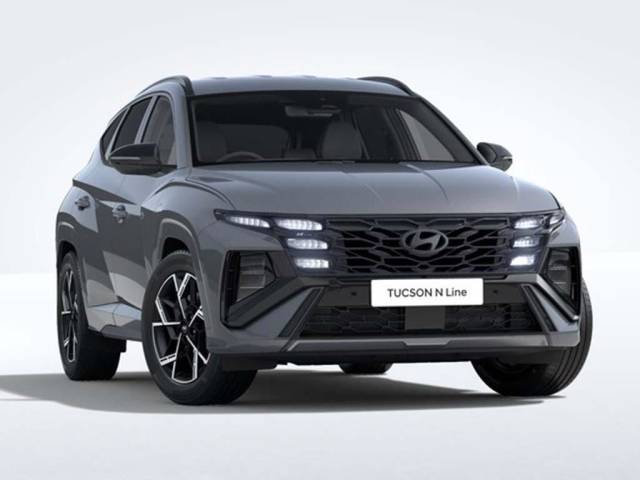 Hyundai Tucson 1.6 T-GDi N Line Auto Euro 6 (s/s) 5dr SUV Hybrid Ecotronic Grey