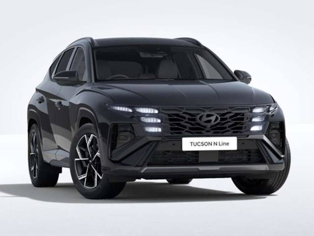 Hyundai Tucson 1.6 T-GDi 13.8kWh N Line S Auto Euro 6 (s/s) 5dr SUV Hybrid Abyss Black