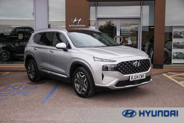 Hyundai Santa Fe 1.6 TGDi Hybrid Ultimate 5dr 4WD Auto Estate Petrol/Electric Hybrid SILVER