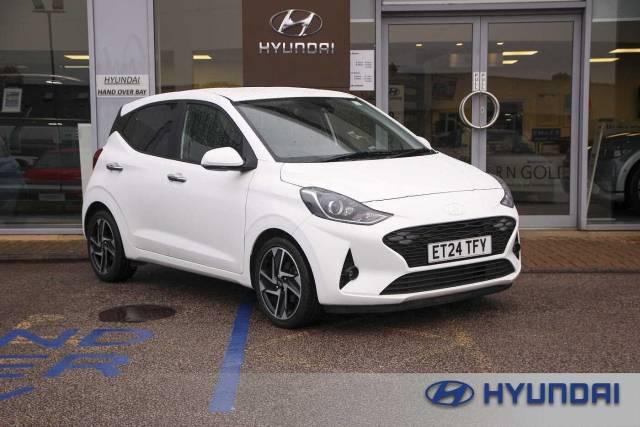 Hyundai i10 1.0 [63] Premium 5dr Auto [Nav] Hatchback Petrol WHITE