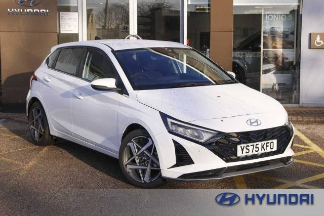 Hyundai i20 1.0T GDi Premium 5dr DCT Hatchback Petrol WHITE