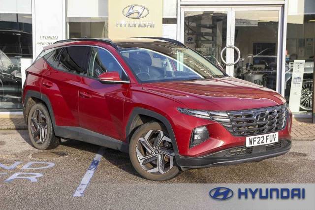 Hyundai TUCSON 1.6 TGDi Hybrid 230 Ultimate 5dr 2WD Auto Estate Petrol/Electric Hybrid RED