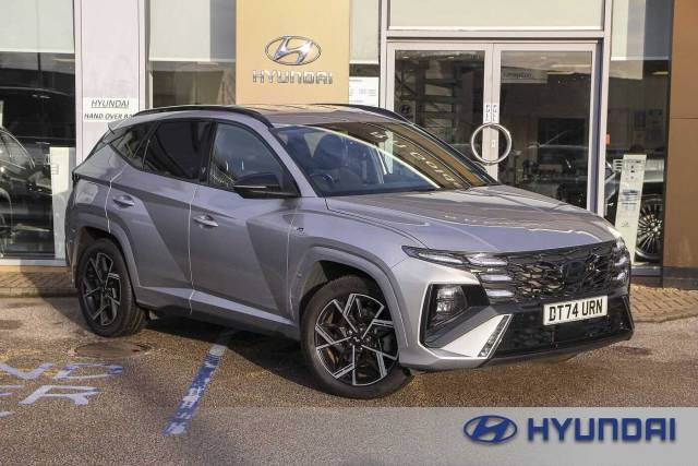 Hyundai TUCSON 1.6T Plug-in Hybrid N Line 5dr 4WD Auto Estate Petrol / Electric Hybrid SILVER