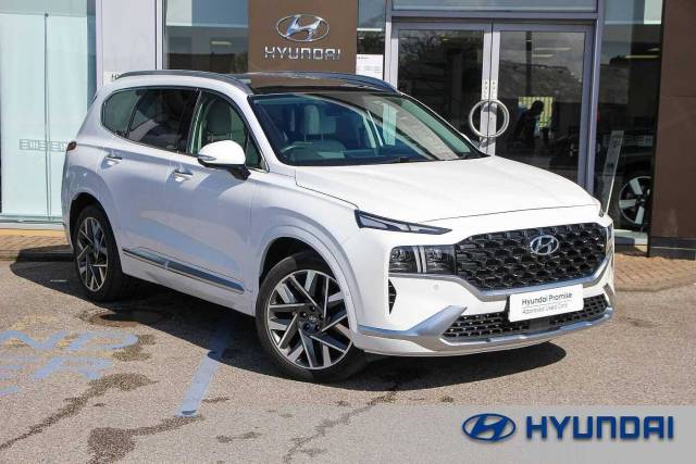 Hyundai SANTA FE 2.2 CRDi Ultimate 5dr 4WD Auto Estate Diesel WHITE