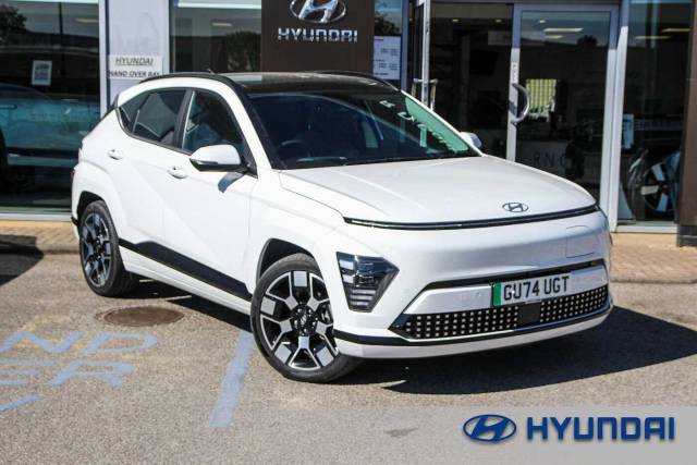 Hyundai KONA 0.0 160kW Ultimate 65kWh 5dr Auto Hatchback Electric WHITE