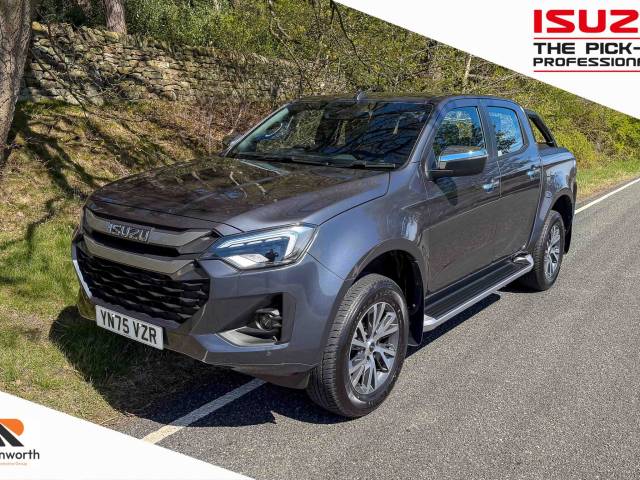 Isuzu D-max 1.9 TD DL40 Pickup Double Cab 4dr Diesel Manual 4WD Euro 6 (s/s) (164 ps) Pickup Diesel Obsidian Grey