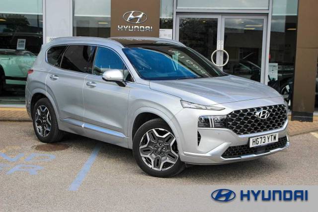 Hyundai SANTA FE 1.6 TGDi Hybrid Ultimate 5dr 4WD Auto Estate Petrol/Electric Hybrid SILVER