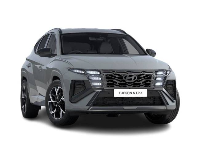 Hyundai TUCSON 1.6 T-GDi 13.8kWh N Line Edition Auto 4WD Euro 6 (s/s) 5dr SUV Hybrid Shadow Grey