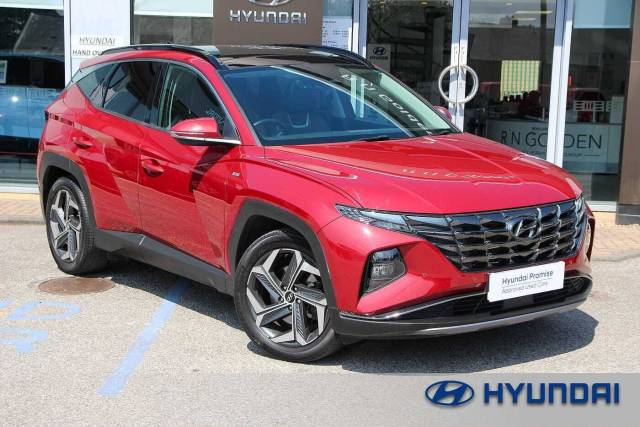 Hyundai TUCSON 1.6 TGDi 48V MHD Ultimate 5dr 2WD DCT Estate Petrol RED