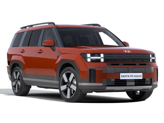 Hyundai SANTA FE 1.6T Ultimate Auto 4WD Euro 6 (s/s) 5dr (7Seat) SUV Hybrid Terracotta Orange