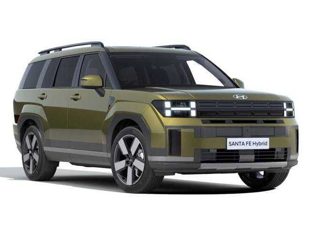 Hyundai SANTA FE 1.6T Ultimate Auto 4WD Euro 6 (s/s) 5dr (7Seat) SUV Hybrid Olive Green