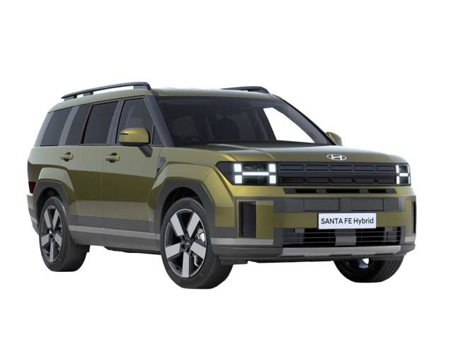 Hyundai SANTA FE 1.6 T-GDi 13.8kWh Premium Auto 4WD Euro 6 (s/s) 5dr (7Seat) SUV Hybrid Olive Green
