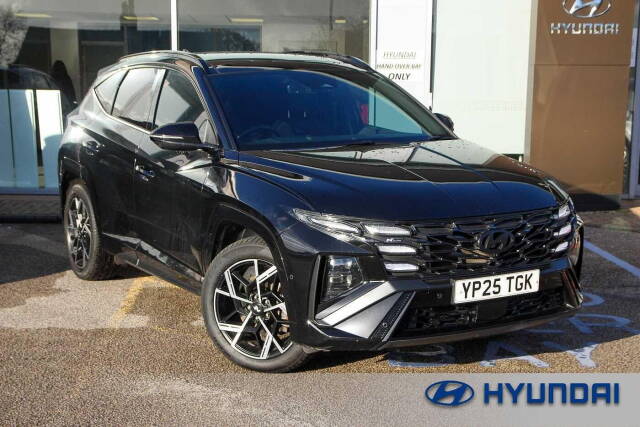 Hyundai TUCSON 1.6T Hybrid N Line S 5dr Auto Estate Petrol/Electric Hybrid BLACK