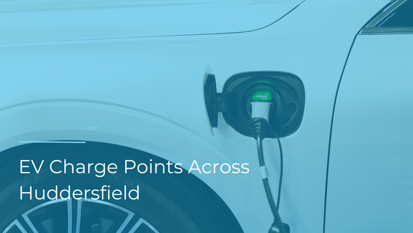 EV charge points across Huddersfield