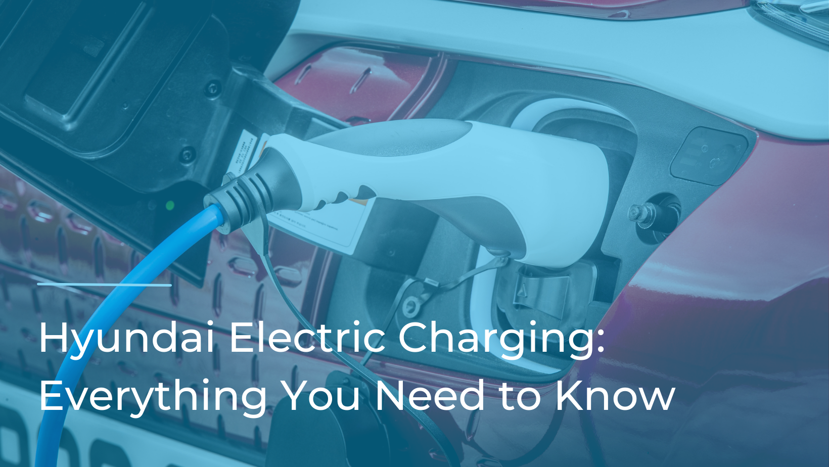 Hyundai Electric Charging Everything You Need To Know News